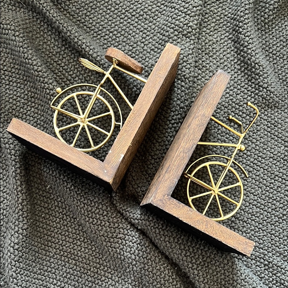 Vintage Bicycle Bookends
